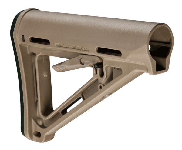 Magpul MAG400-FDE MOE Carbine Stock Flat Dark Earth Synthetic for AR-15 M16 M4 with Mil-Spec Tube (Tube Not Included)