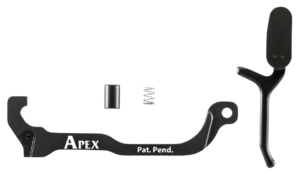 Apex Tactical 112031 Forward Set Sear & Trigger Kit Black Flat Trigger Drop-In  Fits Sig P320 Factory Upgraded