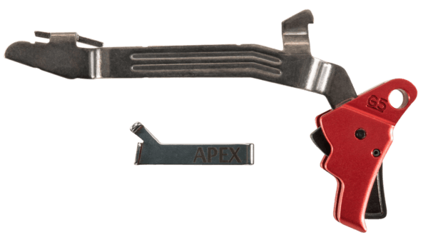 Apex Tactical 102156 Action Enhancement Kit Red Drop-in Trigger Compatible w/Glock 17/19/19X/26/34/45 Gen5