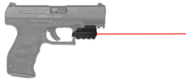 LaserMax SPSR Spartan Black Red Laser 5mW 650nM Wavelength Handgun/Rifle Picatinny/Weaver Mount