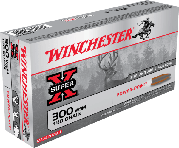 Winchester Ammo X300WSM1 Super X 300 WSM 150 gr Power-Point (PP) 20rd Box