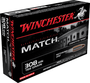 Winchester Ammo Q3130 USA 7.62x51mm 147 gr Full Metal Jacket (FMJ) 20rd Box