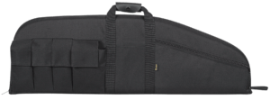Tac Six 10652 Range Tactical Rifle Case made of Endura with Black Finish Knit Lining & Lockable Zipper for Scoped Tactical Rifle 42″ L
