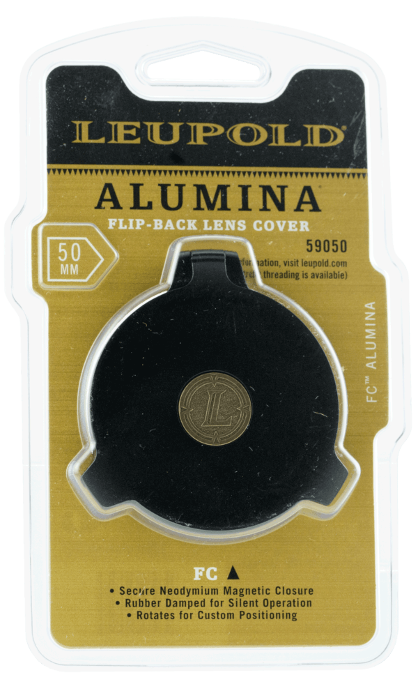 Leupold 59050 Alumina Scope Cover Matte Black Aluminum 50mm Obj. Screw On