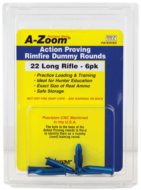 A-Zoom 12204 Rimfire Proving 22 WMR Aluminum 6 Pk