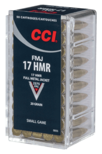 CCI 0055 GamePoint 17 HMR 20 gr Full Metal Jacket (FMJ) 50rd Box