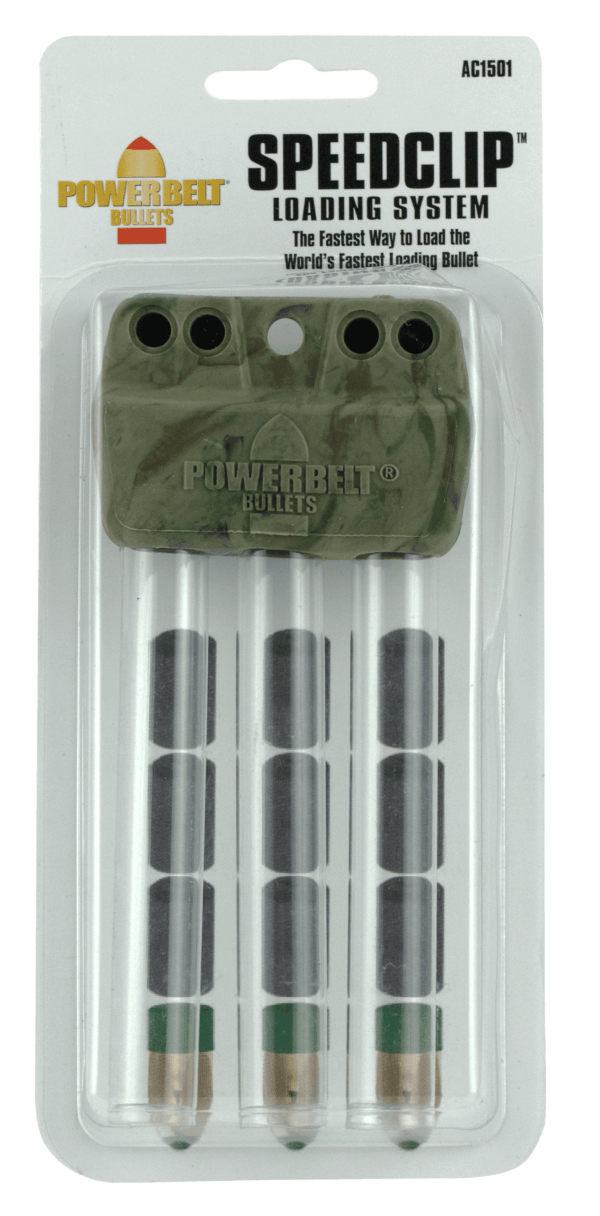 PowerBelt Bullets AC1501 SpeedClip System Powerbelt Speedclip Green Plastic Capacity 3