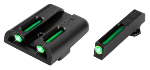 TruGlo TG131G1 Fiber-Optic Black | Red Fiber Optic Front Sight Green Fiber Optic Rear Sight