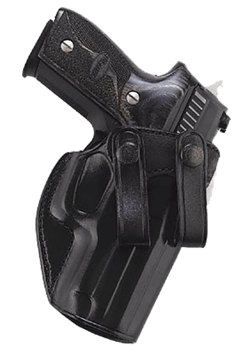 Galco STO836B Stow-N-Go IWB Black Leather Belt Clip Fits Ruger LCP II/LCP Max Belt 1.75″ Wide Right Hand
