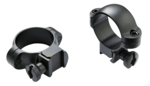 Burris 420076 Rimfire Scope Ring Set Matte Black Steel 1″ Tube High .22″ Grooved Receiver