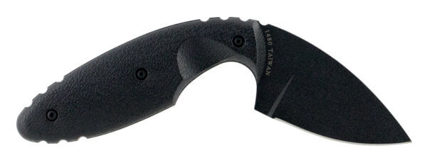 Ka-Bar 1480 TDI Law Enforcement 2.31″ Fixed Drop Point Plain AUS-8A SS Blade Black Zytel Handle Includes Belt Clip