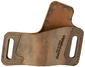 Versacarry WBOWB22 Protector S1 OWB Distressed Brown Leather Belt Slide Fits Browning Hi-Power Right Hand