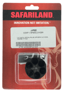 Safariland JP3C SpeedLoader Comp II 6 RoundColt MatchOfficial PoliceOfficerOld Model TrooperPython Black Steel