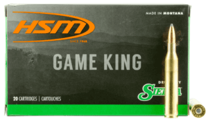 HSM 25061N Game King Hunting 25-06 Rem 100 gr Sierra GameKing Spitzer Boat-Tail (SGSBT) 20rd Box