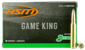 HSM 30843N Game King 308 Win 180 gr Spitzer Boat Tail (SBT) 20rd Box