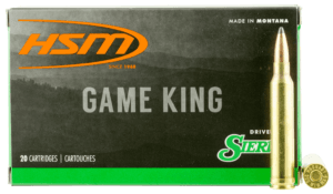 HSM 300WINMAG41N Game King Hunting 300 Win Mag 180 gr Sierra GameKing Spitzer Boat-Tail (SGSBT) 20rd Box