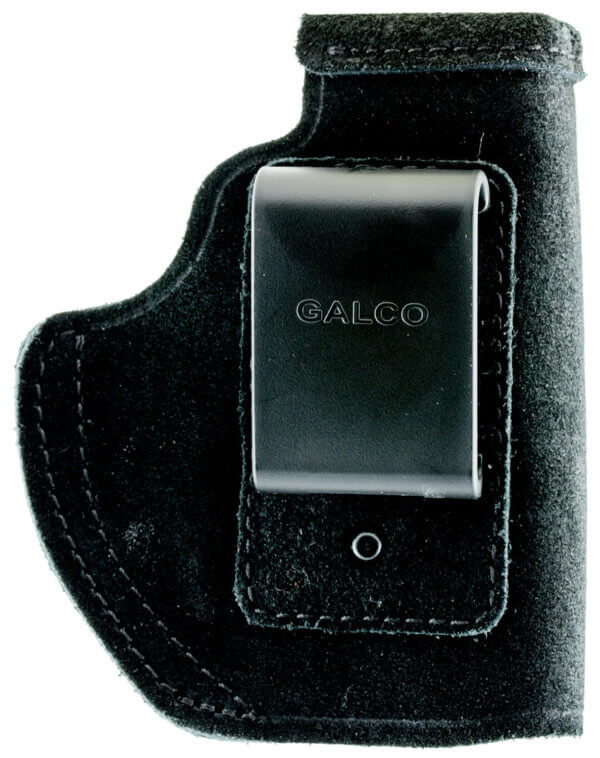 Galco STO656B Stow-N-Go IWB Black Leather Belt Clip Fits Ruger LC Right Hand