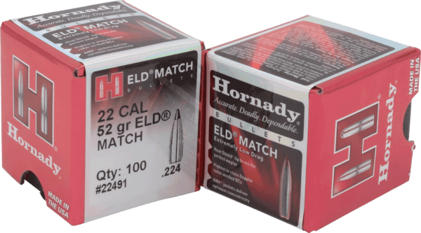 Hornady 22774 ELD Match 22 Caliber .224 73 GR 100 Box