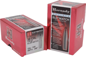 Hornady 30713 ELD Match 30 Caliber .308 178 GR 100 Box