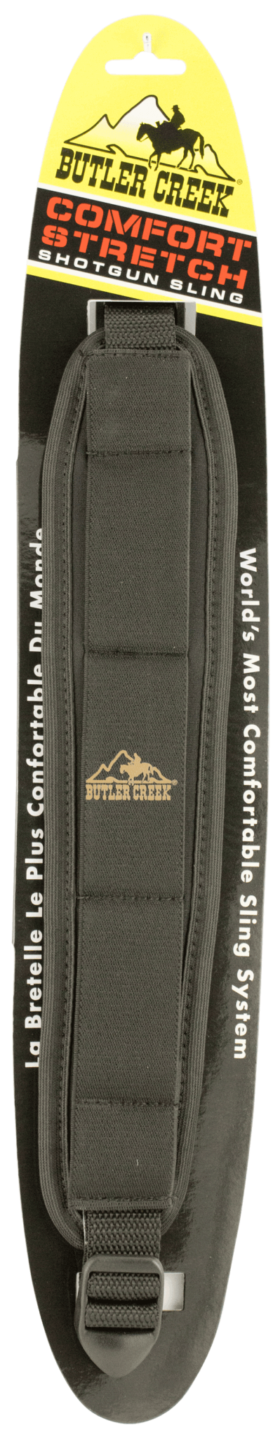 Butler Creek 80023 Comfort Stretch Sling made of Black Neoprene with Non-Slip Grippers 2.50″ W & Adjustable Design for Shotguns