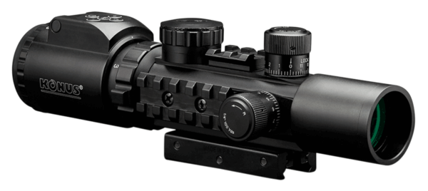Konus 7170 KonusPro AS-34 2-6x 28mm Obj 54-22 ft @ 100 yds FOV 34mm Tube Black Matte Finish Dual Illuminated Engraved Mil-Dot