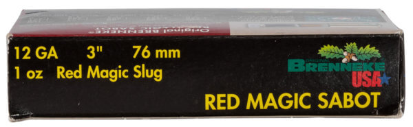 Brenneke SL123RMS Red Magic Sabot 12 Gauge 3″ 1 oz Sabot Slug Shot 5rd Box