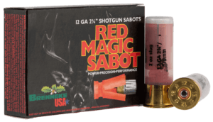 Brenneke SL122RMS Red Magic Hunting 12 Gauge 2.75″ 1 oz Sabot Slug Shot 5rd Box