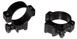 Burris 420071 Rimfire Scope Ring Set Black Gloss Aluminum 1″ Tube Medium .22″ Grooved Receiver