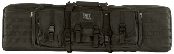 Bulldog BDT4037B BDT Tactical Single Black Nylon  3 Accessory Pockets  Deluxe Padded Backstraps  Lockable Zippers  Padded Internal Divider 13 H x 37″ W x 3″ D”