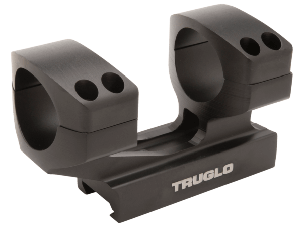 TruGlo TG-8964B Tactical Scope Mount Black Hardcoat Anodized 30mm Tube Picatinny/Warne/Weaver