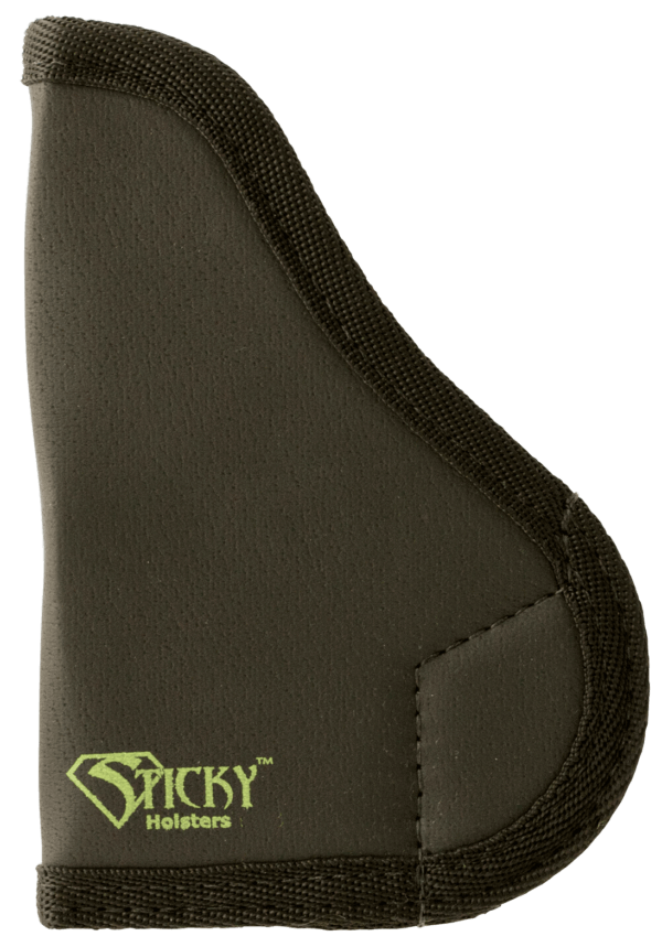Sticky Holsters SM1NAA SM-1 IWB Size 1 Black/Green Latex Free Rubber Fits NAA Black Widow Fits 1.25-2.75″ Barrel Ambidextrous