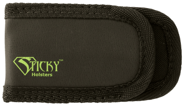 Sticky Holsters SMP Super Mag Pouch IWB Black/Green Latex Free Rubber Pocket