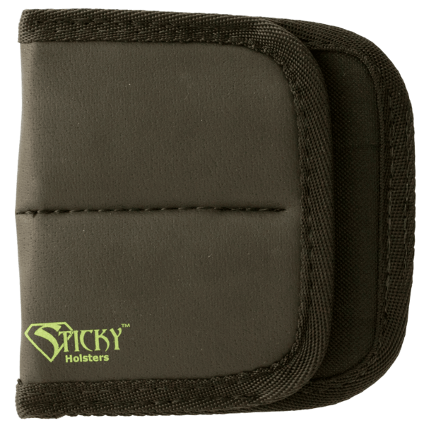 Sticky Holsters DMMS Dual Mini Mag Sleeve IWB Black/Green Latex Free Rubber Pocket