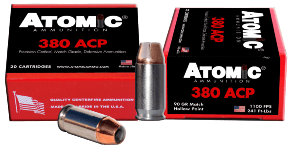 Atomic 00453 Pistol 380 ACP 90 gr Hollow Point (HP) 20rd Box