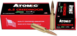 Atomic 00404 Rifle 6.5 Creedmoor 142 gr Hollow Point Match 20rd Box