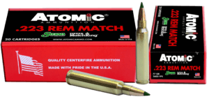 Atomic 00459 Rifle 223 Rem 77 gr Tipped MatchKing 20rd Box