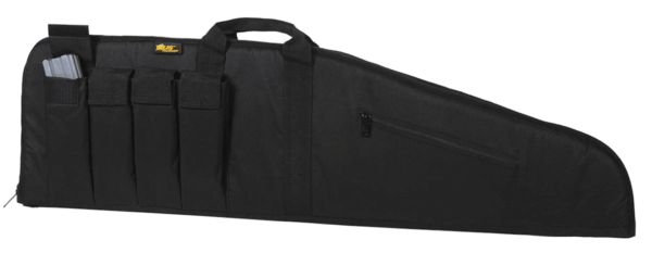 US PeaceKeeper P20035 MSR Case Water Resistant Black 600D Polyester with Brushed Tricot Liner 2″ Padding & Lockable Zippers 35″ L x 12.50″ H Exterior Dimensions