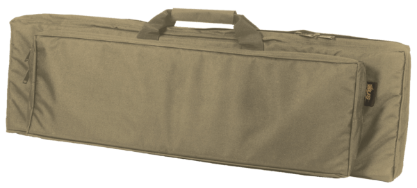 US PeaceKeeper P40036 RAT Case Water Resistant Tan 600D Polyester with Padding Adjustable Straps Air Vents & Front Pocket with Triple Mag Pouch 36″ L x 11″ H x 2.75″ D Exterior Dimensions