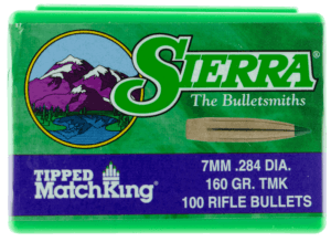 Sierra 7660 Tipped MatchKing 7mm .284 160 GR Tipped MatchKing 100 Box