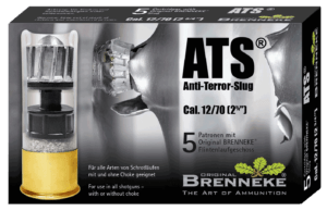 Brenneke SL122ATS ATS Home Defense 12 Gauge 2.75″ 1 oz Slug Shot 5rd Box