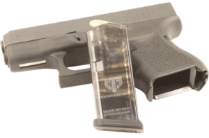 ETS Group GLK26 Pistol Mags 10rd 9mm Luger Compatible w/ Glock 26 Gen1-5 Clear Polymer