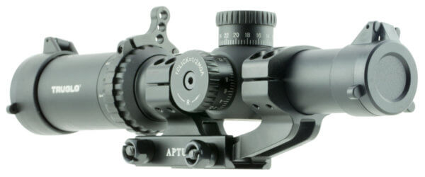 TruGlo TG-8514TLR Omnia Tactical Black Anodized 1-4x24mm 30mm Tube Illuminated APTR Reticle