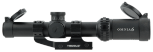 TruGlo TG8516TLR Omnia Tactical Black Anodized 1-6x24mm 30mm Tube Illuminated APTR Reticle
