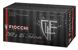 Fiocchi 762TOK Specialty 7.62x25mm Tokarev 88 gr Metal Case (FMJ) 50rd Box