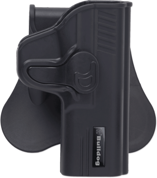 Bulldog RRG19 Rapid Release OWB Black Polymer Paddle Compatible w/Glock 19/23/32 Right Hand