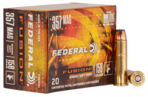 Federal F357FS1 Fusion 357 Mag 158 gr Fusion Soft Point 20rd Box