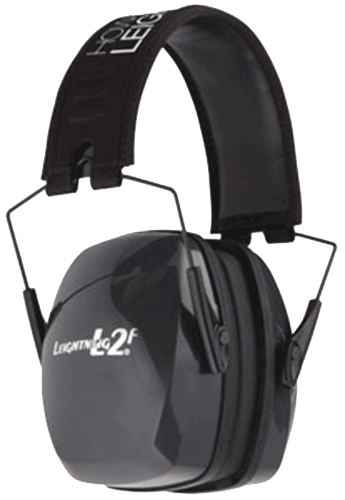 Howard Leight R01524 Leightning L1 Passive Muff 25 dB Over the Head Charcoal/Black Adult