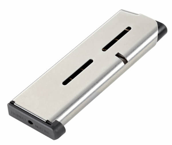 Wilson Combat 47OXC 1911 Stainless Detachable with Standard Floor Plate 7rd for 45 ACP 1911 Officer