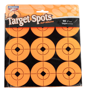Birchwood Casey 33902 Target Spots Self-Adhesive Paper 2″ Bullseye Orange 10 Pack