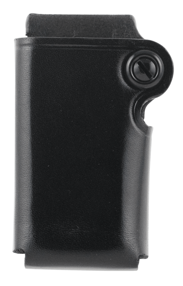 Galco SMC22B SMC Mag Case Single Black Leather Belt Clip Compatible w/ Canik TP9 SA Belts 1.75″ Wide Ambidextrous Hand